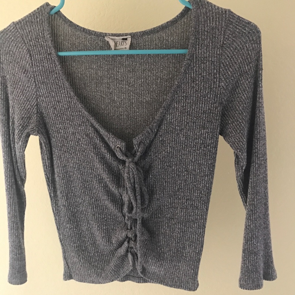 Grey La Hearts shirt (Pacsun)